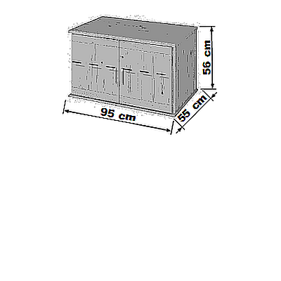 Schema nádstavec OMEGA 2D smrk